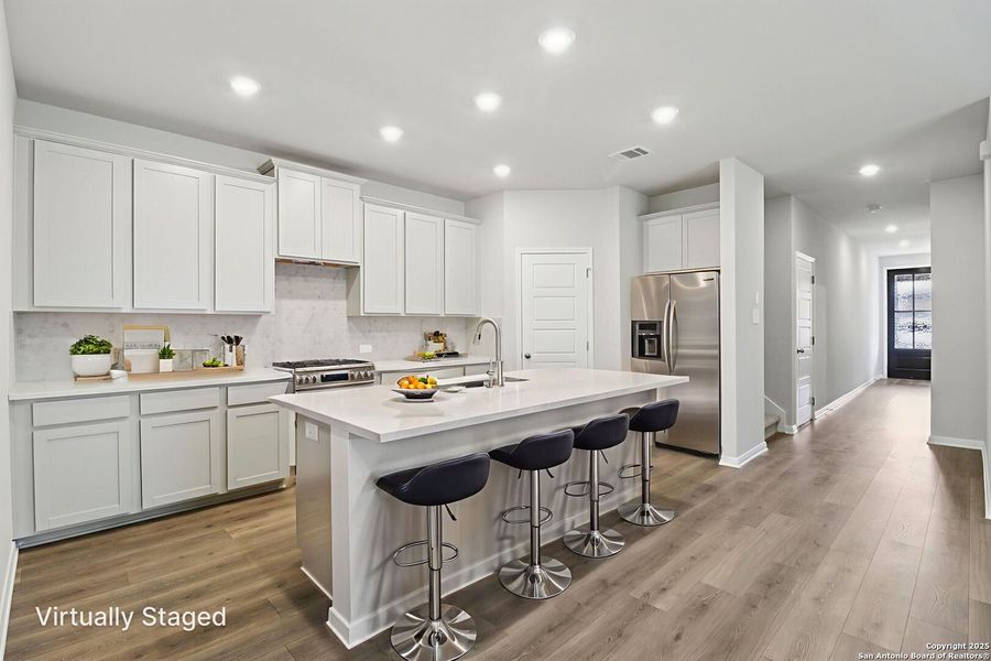 Furnished interior view inside a new home in Royal Crest, San Antonio (Image 33). Furnished interior view inside a new home in Royal Crest, San Antonio (Image 33).