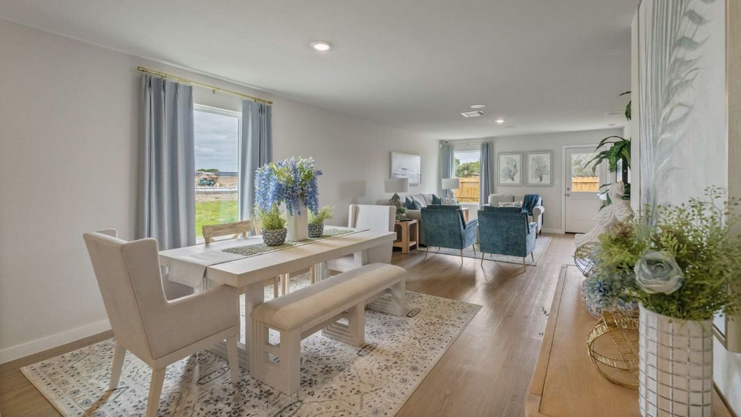 Furnished interior view inside a new home in Waldron Estates, Corpus Christi (Image 5).