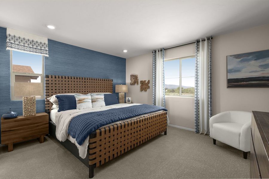 Representative furnished interior of a home built from the 1609 by KB Home in Enclaves at Tumamoc, Tucson (Image 8).