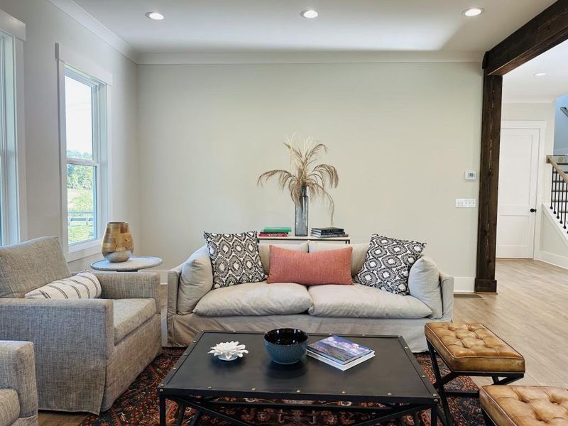 Furnished interior view inside a new home in Hillshire, Cumming (Image 14).