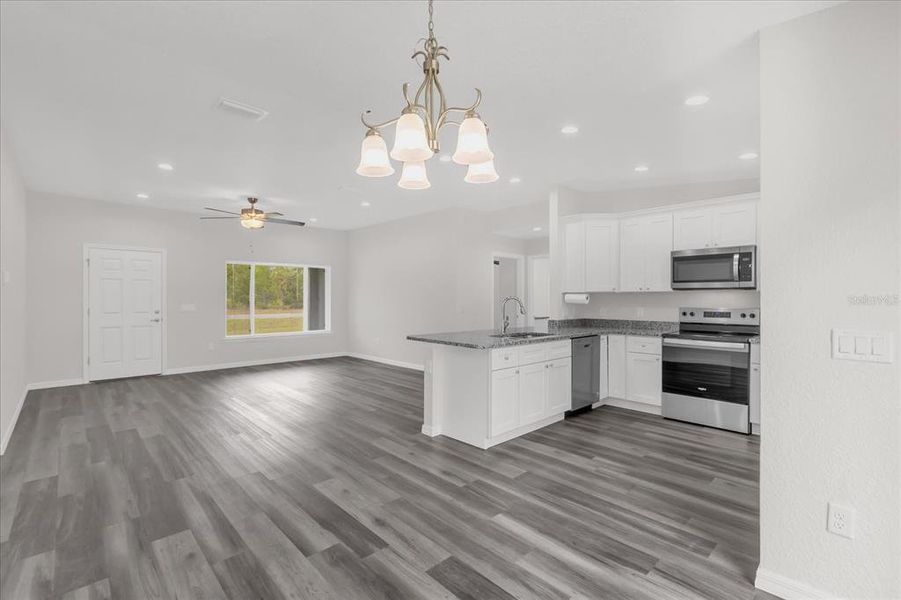 Furnished interior view inside a new home in , Ocklawaha (Image 6). Furnished interior view inside a new home in , Ocklawaha (Image 6).