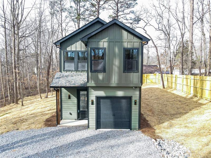 Front exterior of a new home in , Dawsonville, GA, highlighting curb appeal (Image 18).