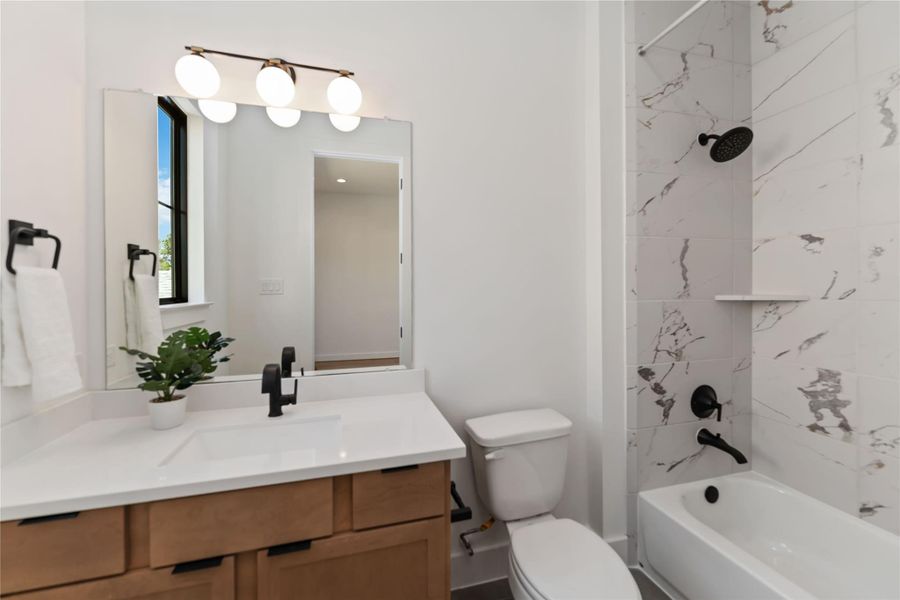 Furnished interior view inside a new home in , Houston (Image 15).