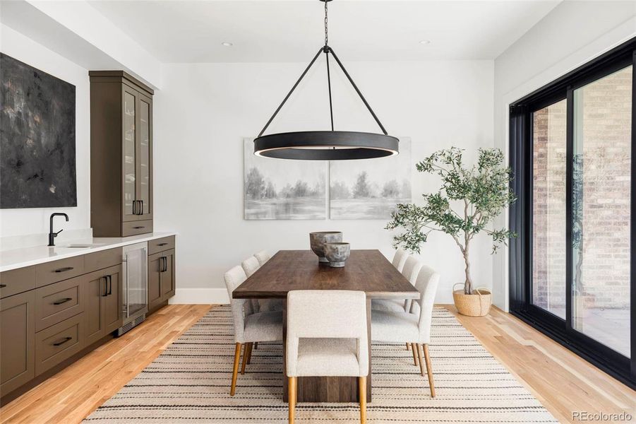 Furnished interior view inside a new home in , Denver (Image 9).