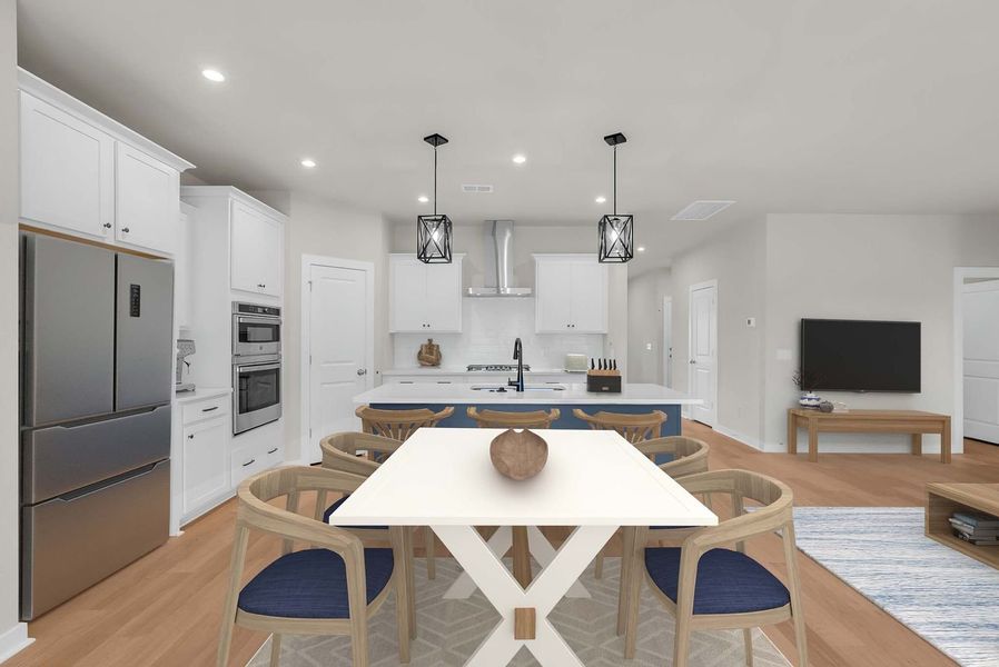 Dining Area and Kitchen