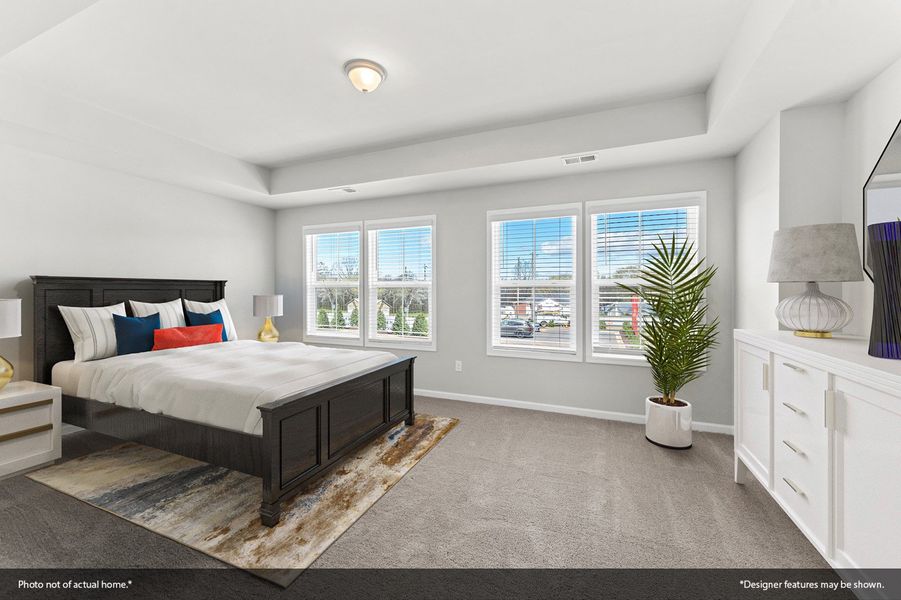 Furnished interior view inside a new home in Nichols Landing, Charlotte (Image 6).
