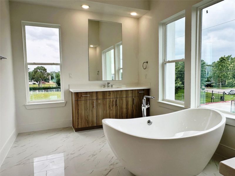 Furnished interior view inside a new home in Avondale, Houston (Image 8). Furnished interior view inside a new home in Avondale, Houston (Image 8).