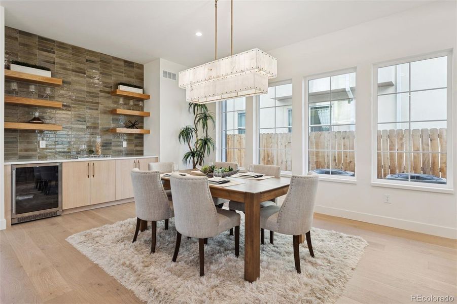 Furnished interior view inside a new home in , Denver (Image 41).