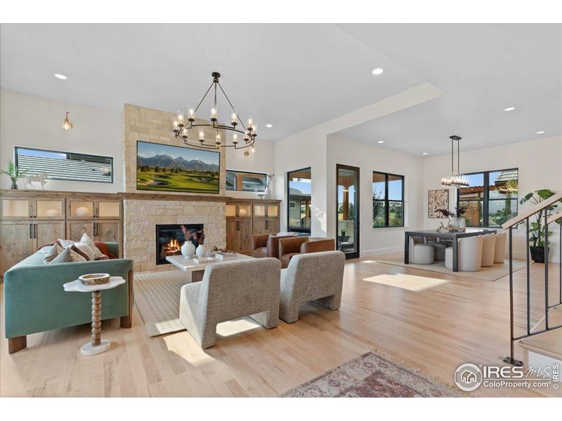 Furnished interior view inside a new home in , Berthoud (Image 42). Furnished interior view inside a new home in , Berthoud (Image 42).