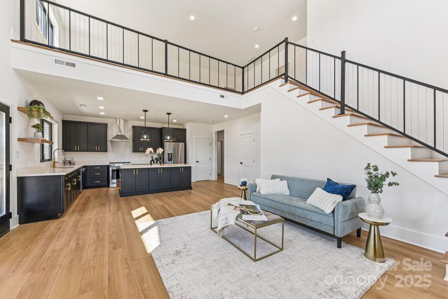 Furnished interior view inside a new home in , Mooresville (Image 17). Furnished interior view inside a new home in , Mooresville (Image 17).