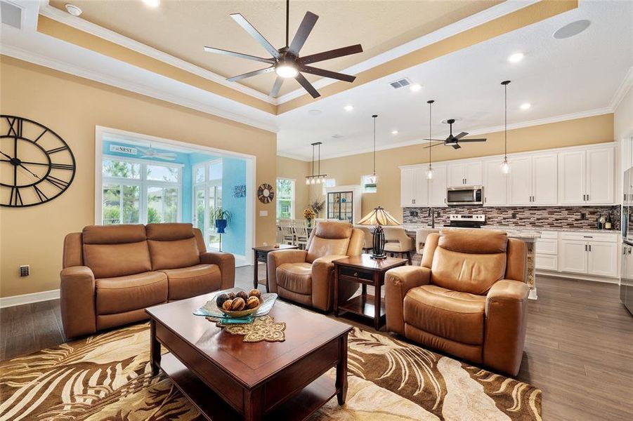 Furnished interior view inside a new home in , Ocala (Image 49). Furnished interior view inside a new home in , Ocala (Image 49).