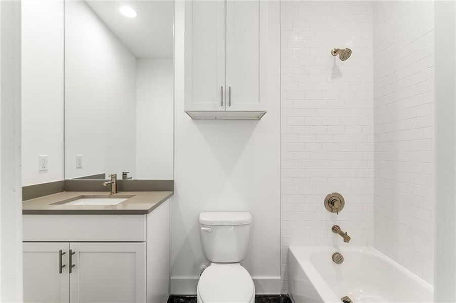 Furnished interior view inside a new home in , Atlanta (Image 31).