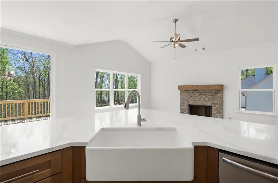 Furnished interior view inside a new home in , Cumming (Image 9).