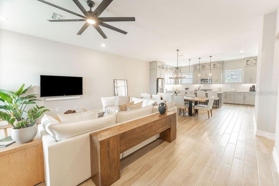 Furnished interior view inside a new home in , Tampa (Image 19).