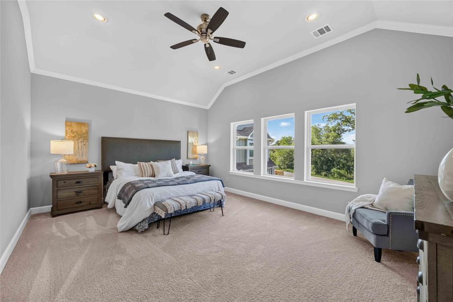 Furnished interior view inside a new home in , Houston (Image 15).