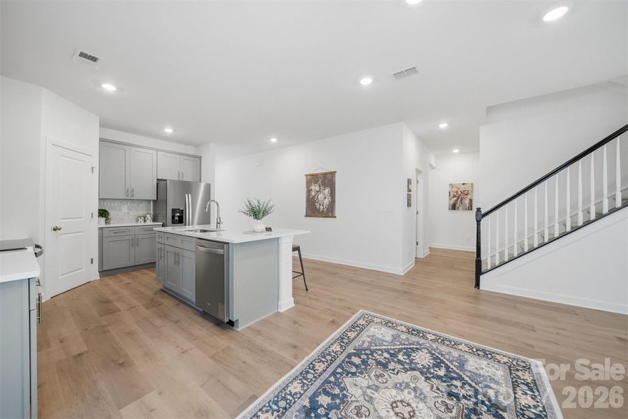 Furnished interior view inside a new home in , Newton (Image 14).
