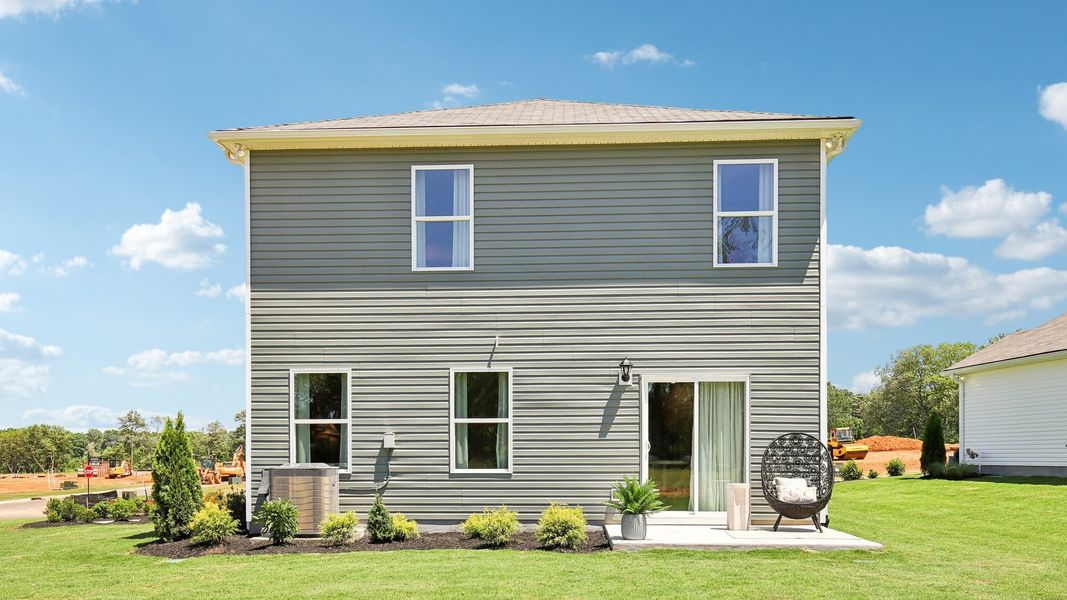Front exterior of a new home in Parkside Point, Portland, TN, highlighting curb appeal (Image 19).
