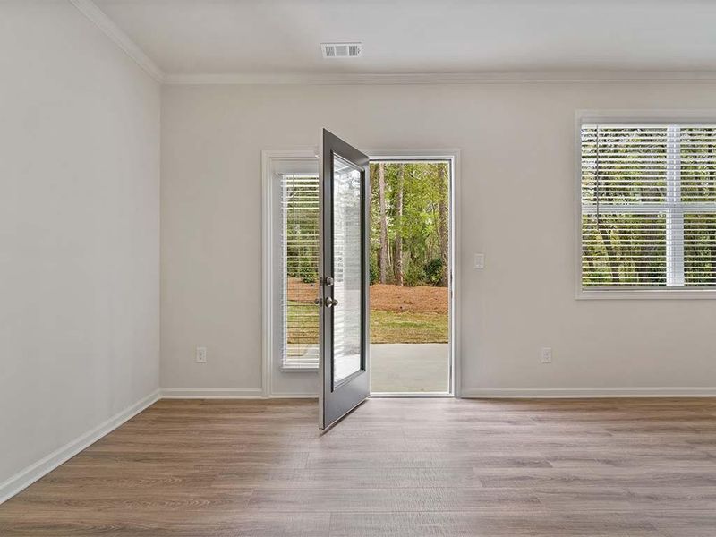 Spacious, unfurnished interior of a new home in Greyton Springs Place, Buford (Image 12). Spacious, unfurnished interior of a new home in Greyton Springs Place, Buford (Image 12).