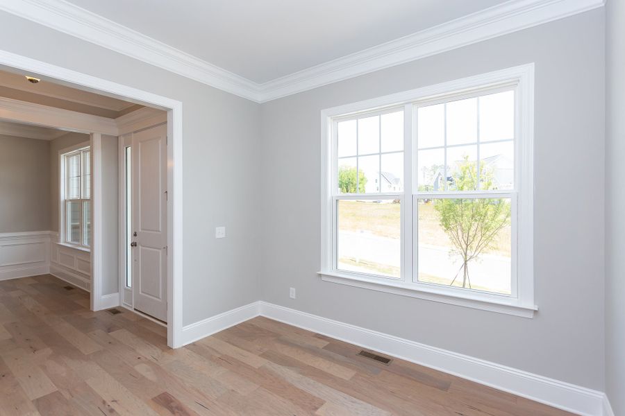 Representative unfurnished interior of a home built from the Statesville by Caruso Homes in Sauls Landing, Zebulon (Image 92). Representative unfurnished interior of a home built from the Statesville by Caruso Homes in Sauls Landing, Zebulon (Image 92).