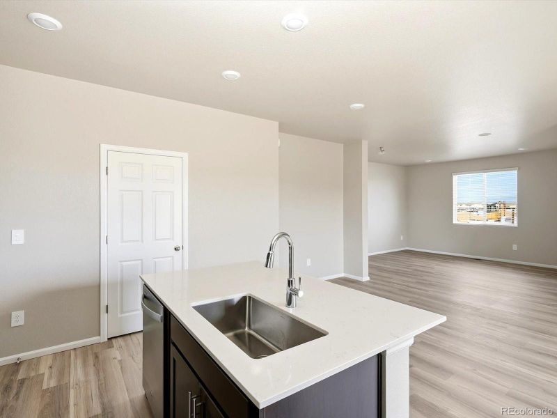 Furnished interior view inside a new home in York Station, Brighton (Image 10).