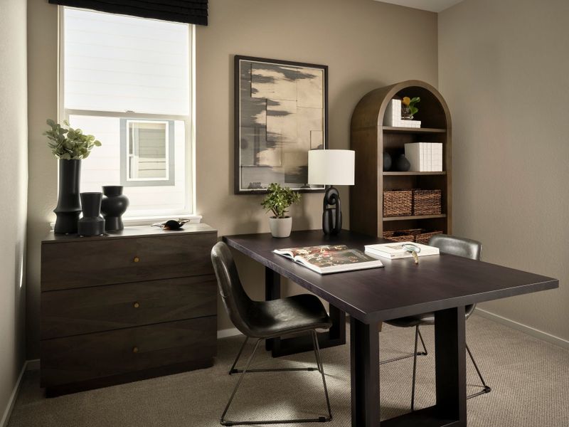 Representative furnished interior of a home built from the Highgate by Pulte Homes in Murata Farms, Fort Lupton (Image 4). Representative furnished interior of a home built from the Highgate by Pulte Homes in Murata Farms, Fort Lupton (Image 4).