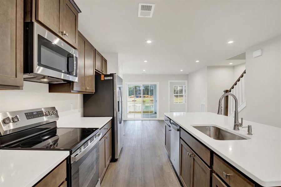 Furnished interior view inside a new home in Cobblestone at East Argent, Hardeeville (Image 6).