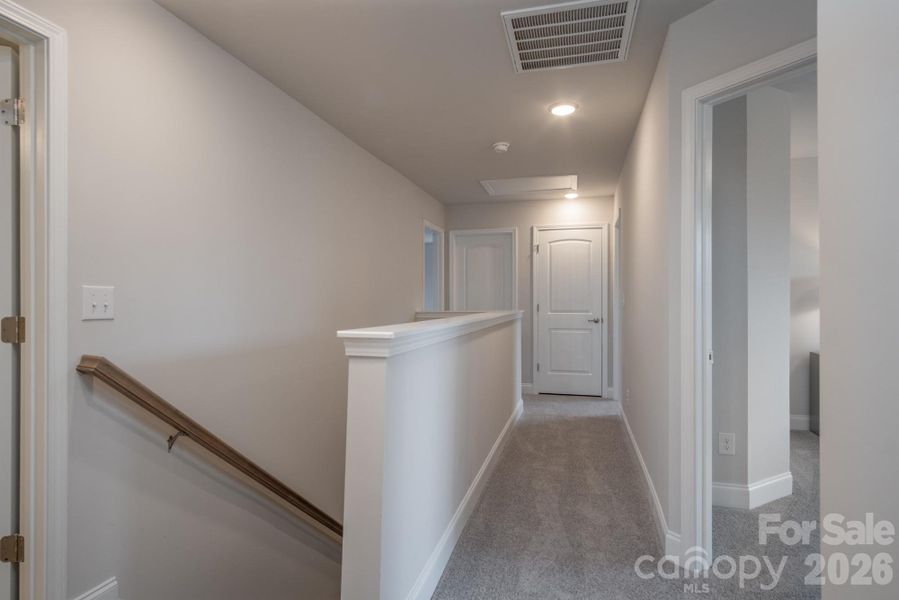 Upstairs Hallway. Options and Colors may vary