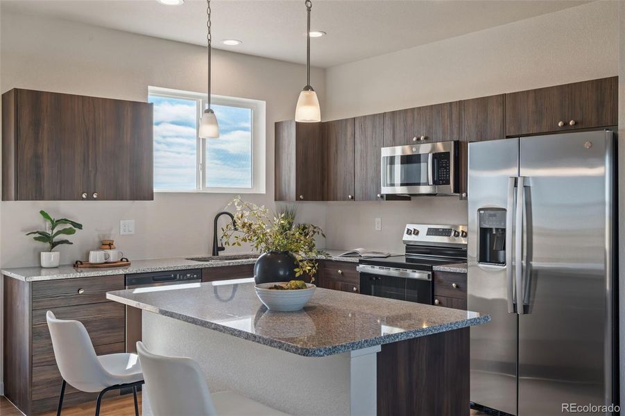 Furnished interior view inside a new home in , Calhan (Image 28).