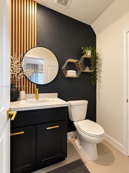 Furnished interior view inside a new home in , Florida City (Image 4).