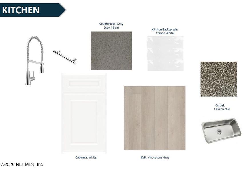 Sample of building materials used in homes in Murray Farms, Middleburg (Image 23).