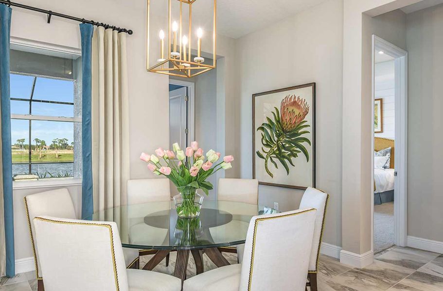Representative furnished interior of a home built from the Bright Meadow 2 by Neal Communities in Wildleaf at North River Ranch, Parrish (Image 13).