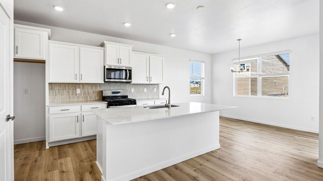 Furnished interior view inside a new home in Prairie Song, Windsor (Image 7).