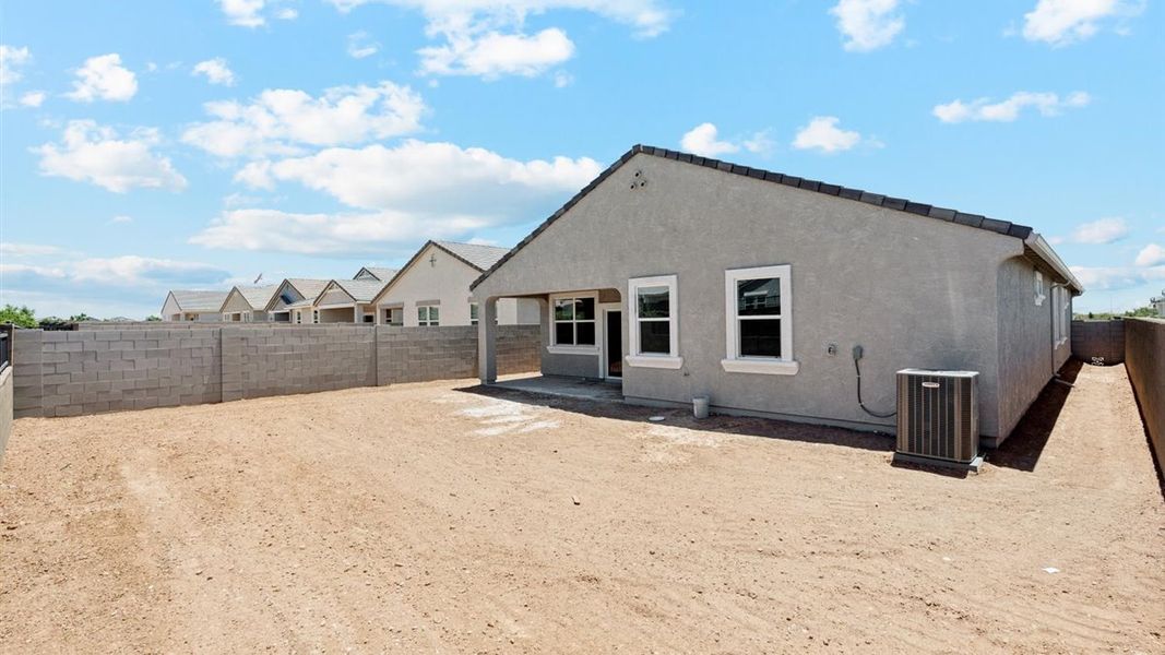 Exterior details and patio area of a home in Entrada Del Oro, Gold Canyon (Image 17).