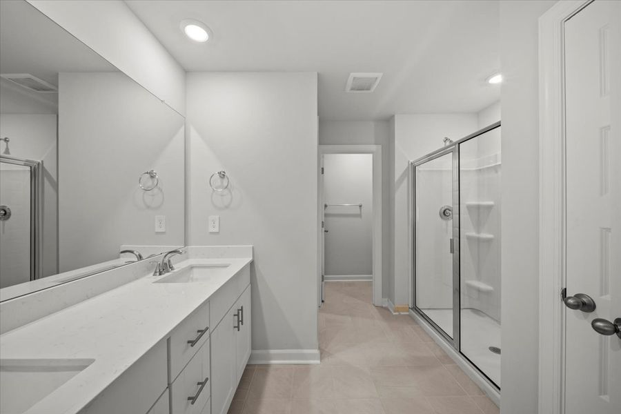 Furnished interior view inside a new home in Village at White Pine, Pendleton (Image 8). Furnished interior view inside a new home in Village at White Pine, Pendleton (Image 8).