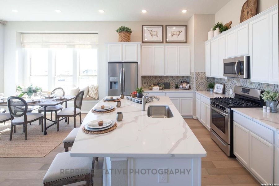 Furnished interior view inside a new home in Davis Ranch, San Antonio (Image 12).
