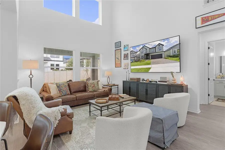 Furnished interior view inside a new home in , Clermont (Image 17).