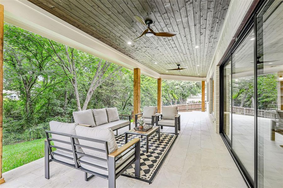 Exterior details and patio area of a home in , Trophy Club (Image 24).