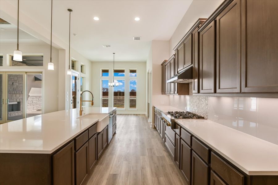 Representative furnished interior of a home built from the Avalon by Giddens Homes in Scofield Farms Estates, Georgetown (Image 122).