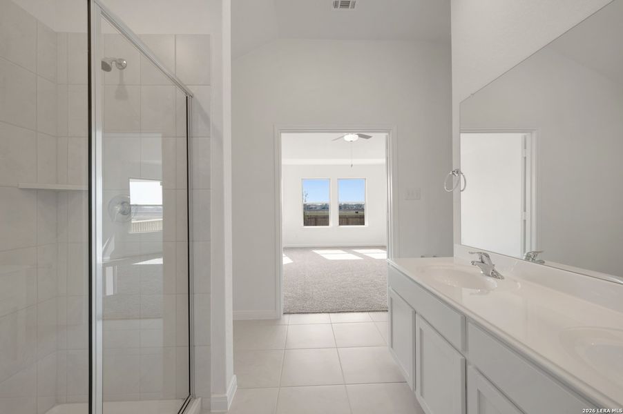 Furnished interior view inside a new home in Meadows at Clear Springs, New Braunfels (Image 11).