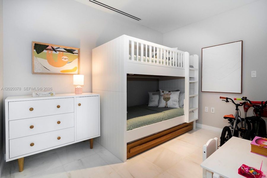 Furnished interior view inside a new home in , Miami (Image 16).