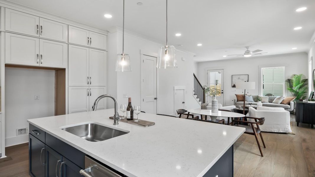 Furnished interior view inside a new home in Grants Court, Charleston (Image 13).