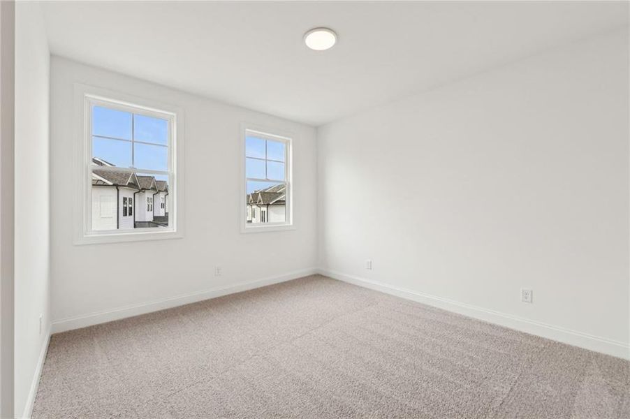 Spacious, unfurnished interior of a new home in Millcroft Townhomes, Buford (Image 37). Spacious, unfurnished interior of a new home in Millcroft Townhomes, Buford (Image 37).