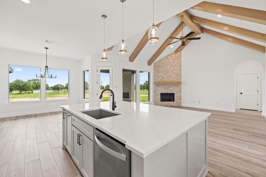 Furnished interior view inside a new home in Prairie Winds Estates, Poolville (Image 13). Furnished interior view inside a new home in Prairie Winds Estates, Poolville (Image 13).