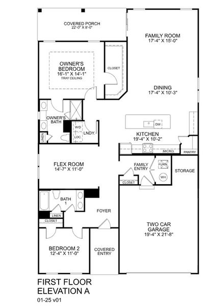 2D floor plan layout for the Palladio Ranch by Ryan Homes in Emory Park, Five Forks, SC (Image 2). 2D floor plan layout for the Palladio Ranch by Ryan Homes in Emory Park, Five Forks, SC (Image 2).