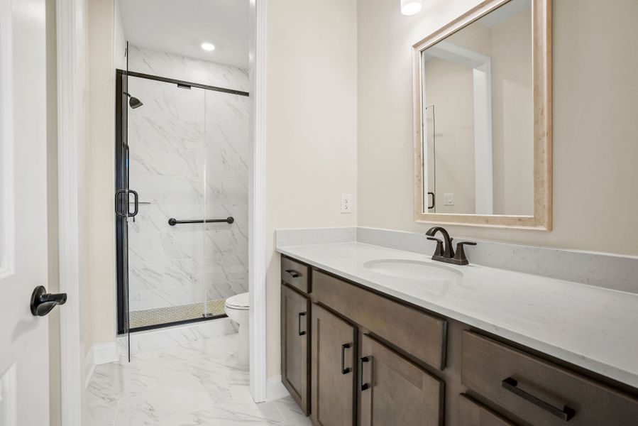 Furnished interior view inside a new home in Carolina Riverside, Belmont (Image 15).