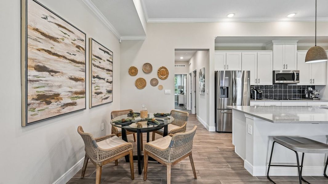 Furnished interior view inside a new home in Vero Lake Estates, Vero Beach (Image 29).