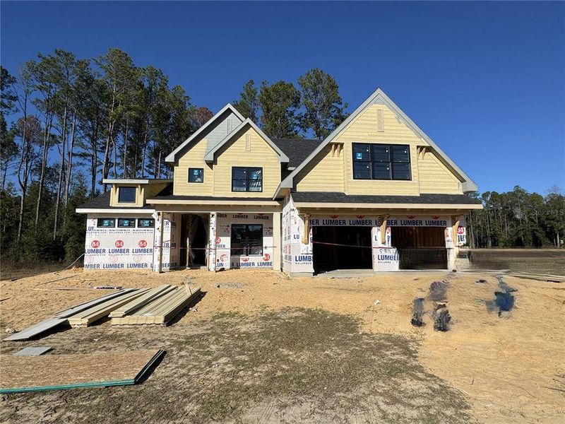 In-progress construction of a new home in Laureate Village, Newberry, FL (Image 27). In-progress construction of a new home in Laureate Village, Newberry, FL (Image 27).