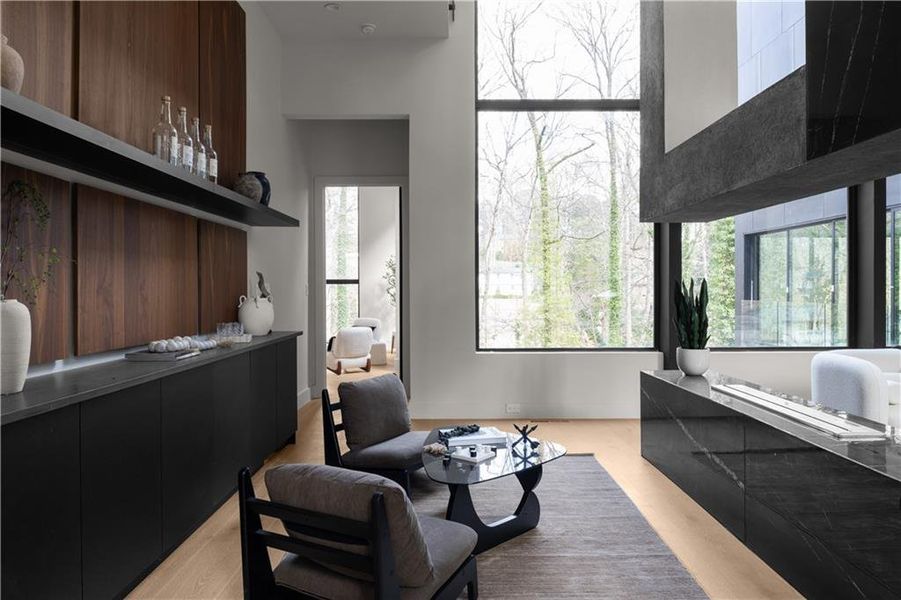 Furnished interior view inside a new home in , Atlanta (Image 26).