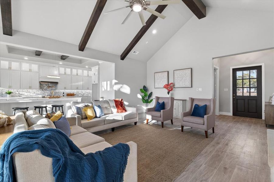 Furnished interior view inside a new home in , Farmersville (Image 8). Furnished interior view inside a new home in , Farmersville (Image 8).