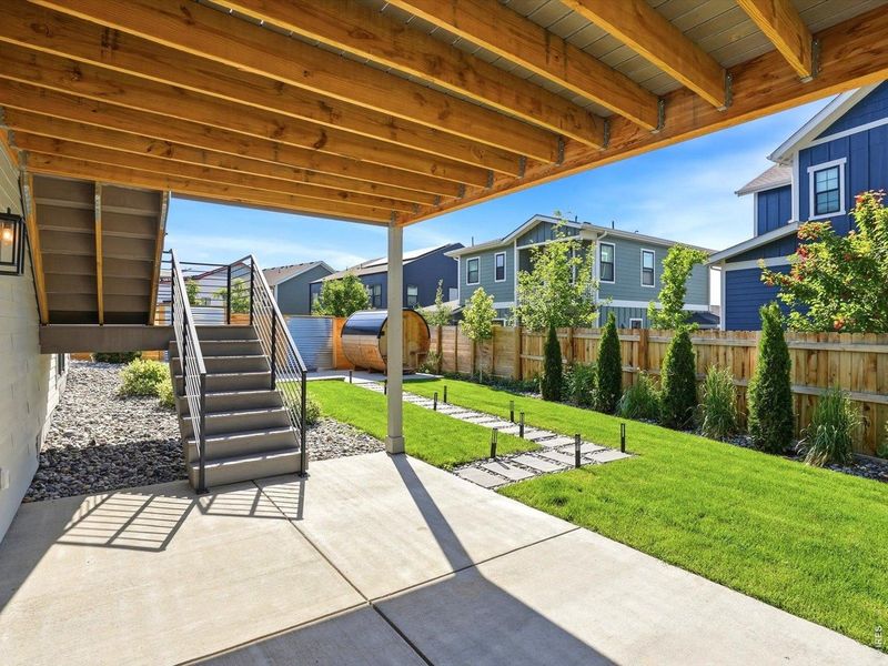 Exterior details and patio area of a home in , Louisville (Image 4).